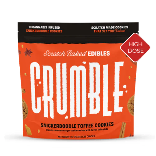 Crumble | Galletas-Brownies Delta 9 THC 30 mg/pza | 10 piezas
