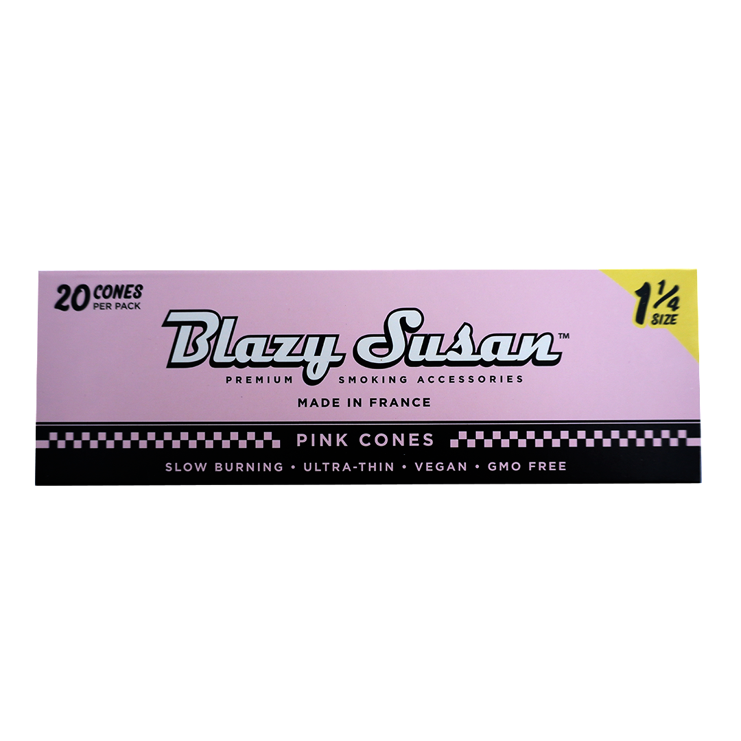 Blazy Susan | Hasta 50 Conos Pre Rolados Rosas 1 1/4, 98 mm, King Size ó Shortys | 1 pieza