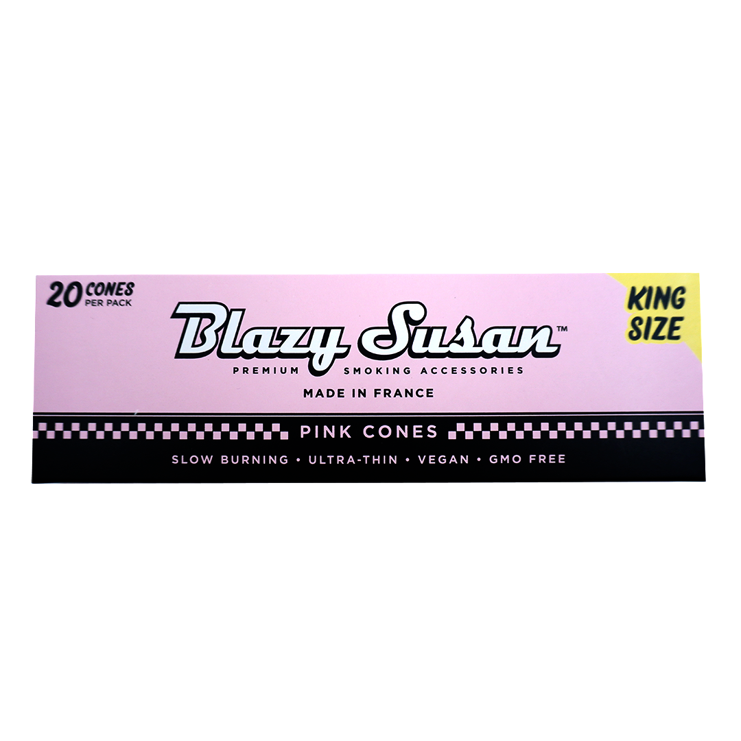 Blazy Susan | Hasta 50 Conos Pre Rolados Rosas 1 1/4, 98 mm, King Size ó Shortys | 1 pieza