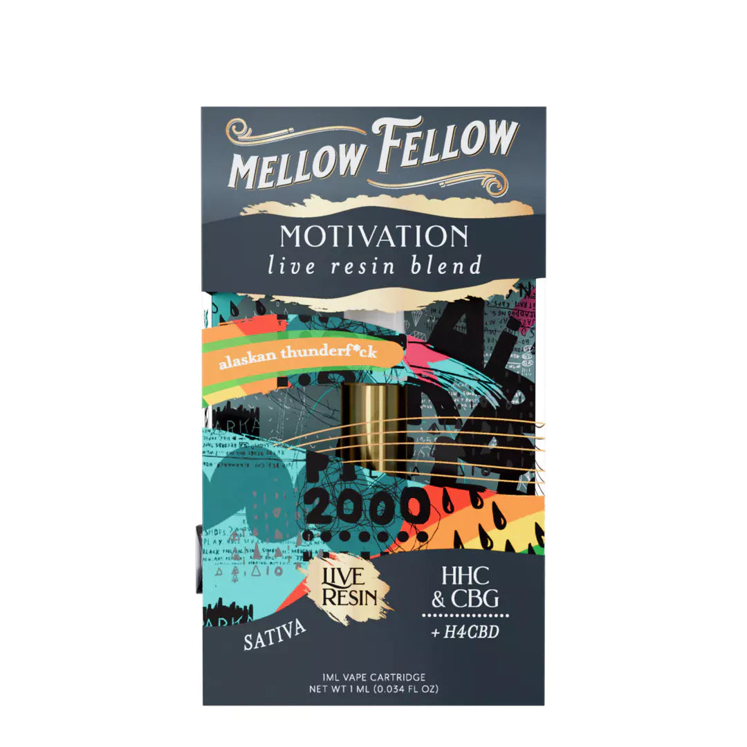 Mellow Fellow | Cartucho de Wax desechable Live Resin HHC + H4CBD 1000 mg | 1 ml