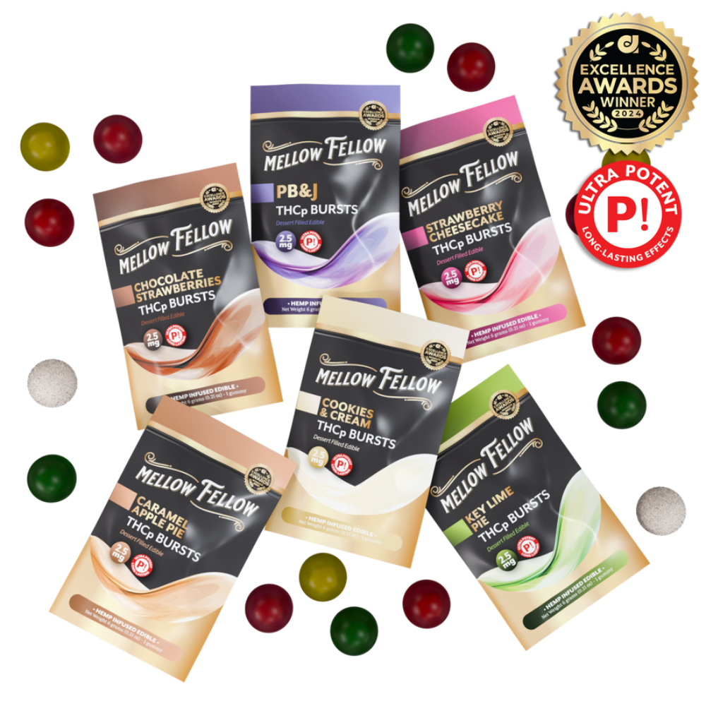 Mellow Fellow | Gomitas THC-P 25 mg/pza | 1 o 10 piezas