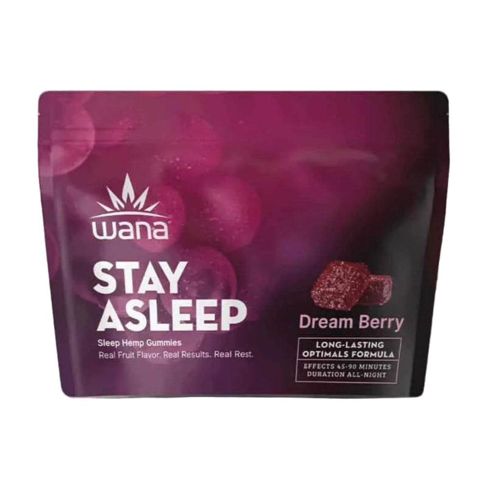 Wana | Gomitas Stay Asleep THC 10 mg/pza + CBD 20 mg/pza + CBG 10mg/pza + CBN 10 mg/pza | 10 piezas