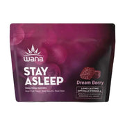 Wana | Gomitas Stay Asleep THC 10 mg/pza + CBD 20 mg/pza + CBG 10mg/pza + CBN 10 mg/pza | 10 piezas