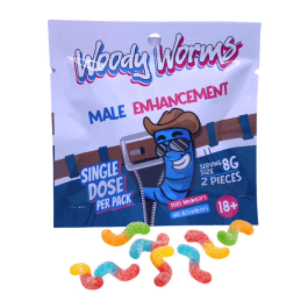 Woody Worms | Gomitas de uso íntimo | 2 piezas