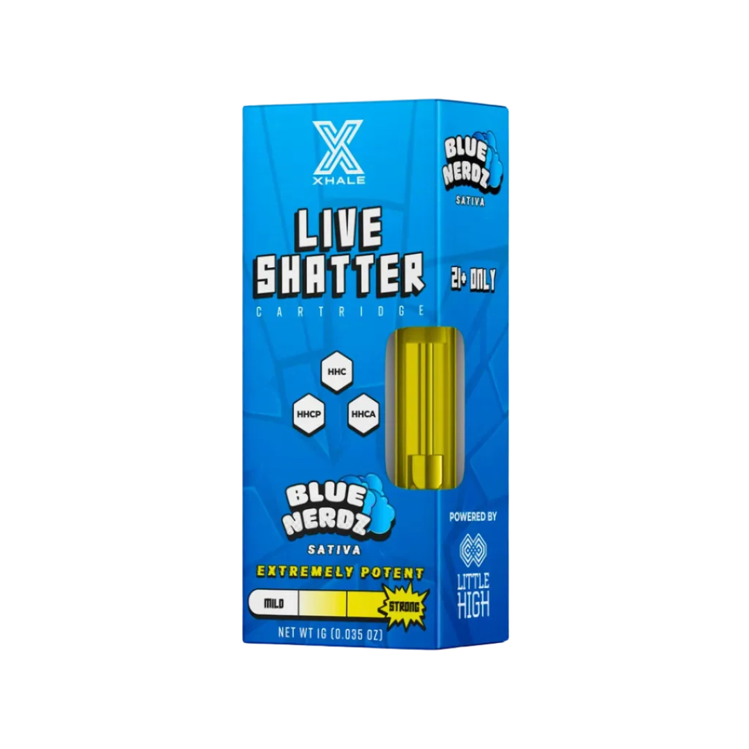 Xhale | Cartucho de Wax Live Shatter HHC + HHC-P + HHC-A 1000 mg | 1 ml