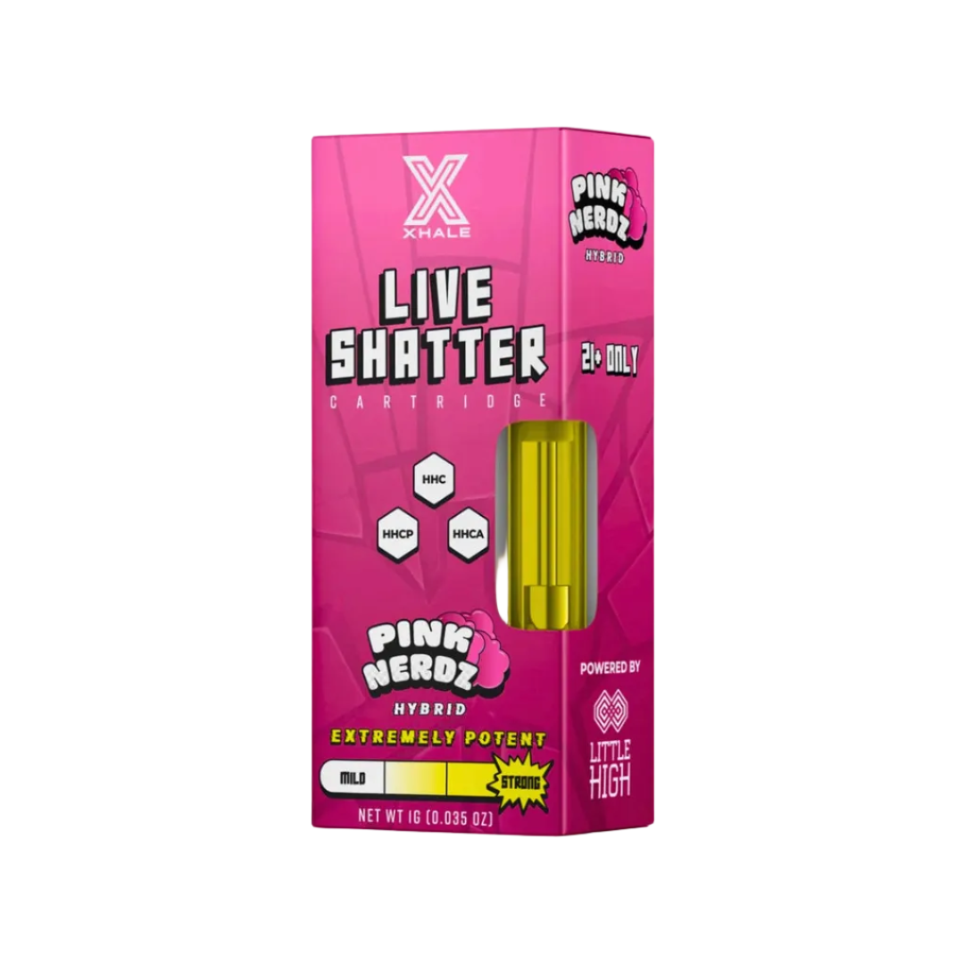 Xhale | Cartucho de Wax Live Shatter HHC + HHC-P + HHC-A 1000 mg | 1 ml