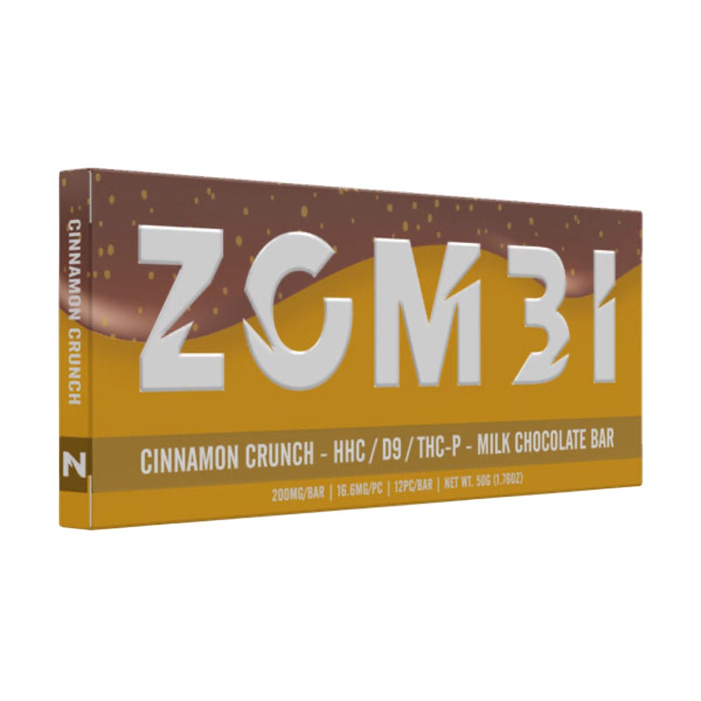 ZOMBI | Chocolate Delta 9 THC 50 mg/pza + HHC 150 mg/pza | 1 Pieza